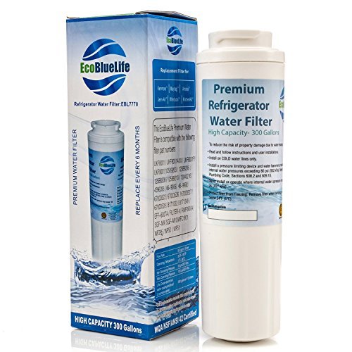 Product Cover EcoBlueLife Replacement Water Filter, Compatible with Maytag UKF8001, EDR4RXD1, 4396395, Pur Filter 4, Kenmore 46-9005