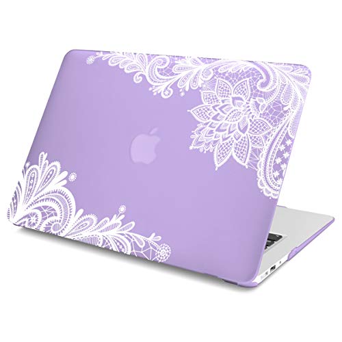 Product Cover Batianda Lace Lovely Matte Hard Case Cover for MacBook Pro 15.4 15