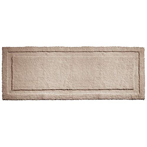 Product Cover mDesign Soft Microfiber Polyester Non-Slip Extra-Long Spa Mat/Runner, Plush Water Absorbent Accent Rug for Bathroom Vanity, Bathtub/Shower, Machine Washable - 60