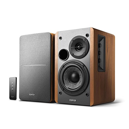 Product Cover Edifier R1280T Powered Bookshelf Speakers - 2.0 Active Near Field Monitors - Studio Monitor Speaker - Wooden Enclosure - 42 Watts RMS