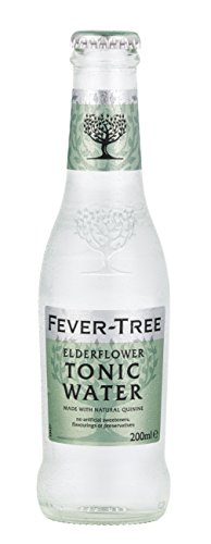 Product Cover Fever-Tree Elderflower Tonic Water Glass Bottles, No Artificial Sweeteners, Flavorings & Preservatives, 6.8 Fl Oz (Pack of 24)