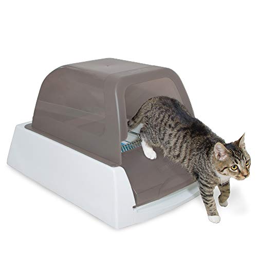 Product Cover PetSafe ScoopFree Ultra Self-Cleaning Cat Litter Box - Automatic with Disposable Tray - Taupe Covered