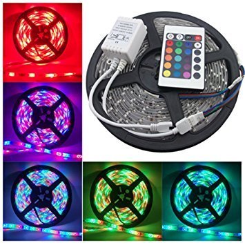 Product Cover LOWPRICE ONLINE Lowprice Online 5 Meter Waterproof Rgb Remote Control Led Strip Light For Home, Party, Christmas, Diwali Decoration