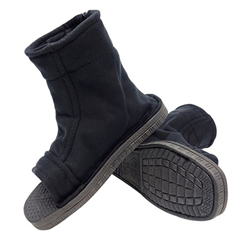 Product Cover DAZCOS Black Shippuden Ninja Shoes [US 5 - US 11] [ Adult/Child ] (12 M US Women/10.5 M US Men)