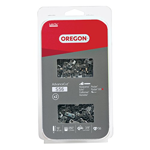 Product Cover Oregon S56T 2-Pack AdvanceCut 16-Inch Chainsaw Chain Fits Craftsman, Echo, Homelite, Poulan, Remington
