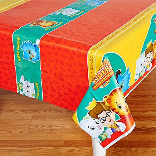 Product Cover Birthday Express Daniel Tiger Party Supplies - Plastic Table Cover