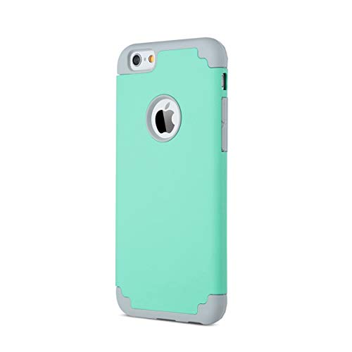 Product Cover Ailun Phone Case for iPhone 6s iPhone 6 Soft Interior Silicone Bumper Hard Shell Solid PC Back Shock-Absorption Skid-Proof Anti-Scratch Hybrid Dual Layer Slim Cover Green
