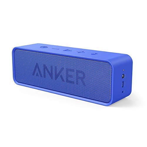 Product Cover Anker Soundcore Bluetooth Speaker with 24-Hour Playtime, 66-Feet Bluetooth Range & Built-in Mic, Dual-Driver Portable Wireless Speaker with Low Harmonic Distortion and Superior Sound - Blue