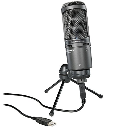 Product Cover Audio-Technica AT2020USB+ Cardioid Condenser USB Microphone (Renewed)