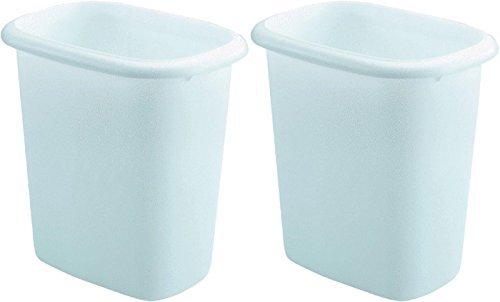 Product Cover Rubbermaid Vanity Wastebasket,6-quart, 2 pack, White