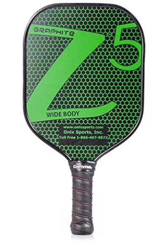 Product Cover ONIX Graphite Z5 Pickleball Paddle (Graphite Carbon Fiber Face with Rough Texture Surface, Cushion Comfort Grip and Nomex Honeycomb Core for Touch, Control, and Power)