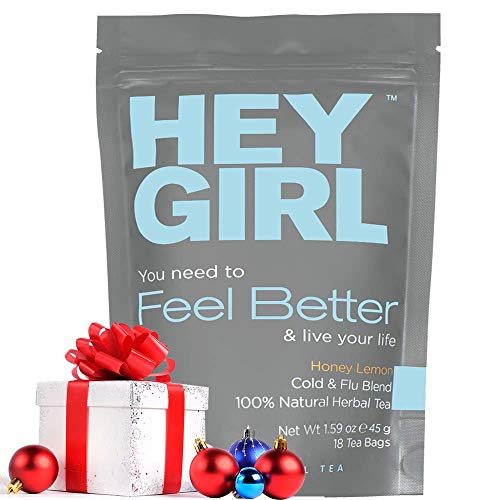 Product Cover Immune System Booster - Feel Better Herbal Tea Relieves Your Ugliest and Nastiest Cold and Flu Symptoms - A Natural Supplement Packed with Your Daily Vitamin C | The Perfect Gift Idea for Women