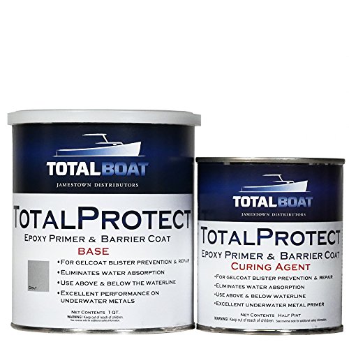 Product Cover TotalBoat TotalProtect Epoxy Barrier Coat System (Grey, Quart)