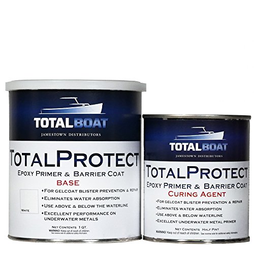 Product Cover TotalBoat TotalProtect Epoxy Barrier Coat System (White, Quart)