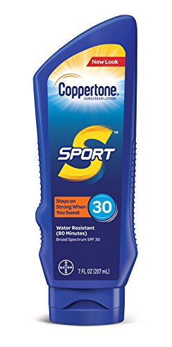 Product Cover Coppertone SPORT Sunscreen Lotion Broad Spectrum SPF 30 (7 Fluid Ounce) (Packaging may vary)