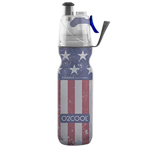 Product Cover O2COOL ArcticSqueeze Insulated Mist 'N Sip Squeeze Bottle 20 oz., Patriotic Two