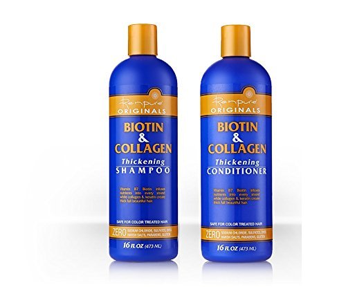 Product Cover Renpure Biotin and Collagen Thickening Shampoo & Conditioner Set, 16 Ounce Ea.