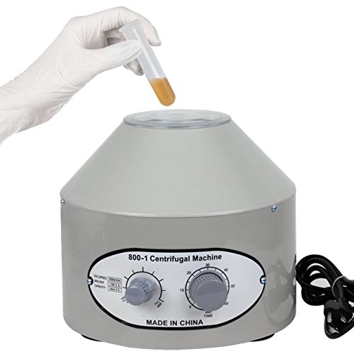 Product Cover Super Deal PRO Desktop Electric Lab Laboratory Centrifuge Machine Lab Medical Practice w/Timer and Speed Control - Low Speed - 4000 RPM - Capacity 20 ml x 6-110v