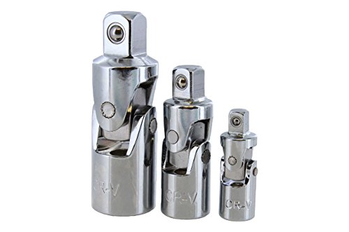 Product Cover ABN Universal Joint Set includes 1/4 Inch, 3/8 Inch, ½ Inch Drive 3 Piece