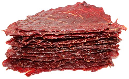 Product Cover People's Choice Beef Jerky - Classic - Original - Big Slab - Whole Muscle Premium Cuts - Bulk Jerky Package - Thin Sheets - Low Sodium Low Salt High Protein Meat Snack - 15 Count, 1 Bag
