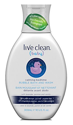 Product Cover Live Clean Baby Bubble Bath & Wash 10 Ounce Calming Bedtime (295ml) (2 Pack)