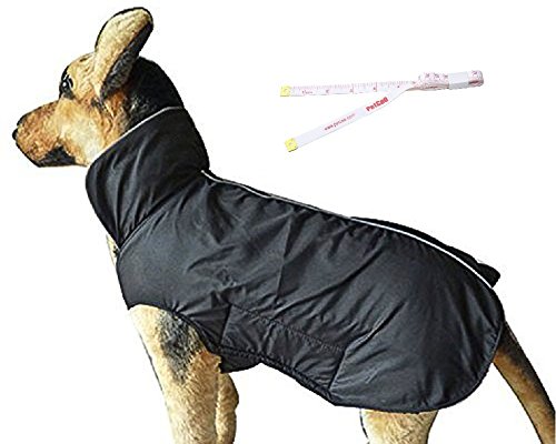 Product Cover PETCEE Waterproof Dog Jacket, Soft Fleece Lined Dog Coat for Winter, Outdoor Sports Pet Vest Snowsuit Apparel Double Surface
