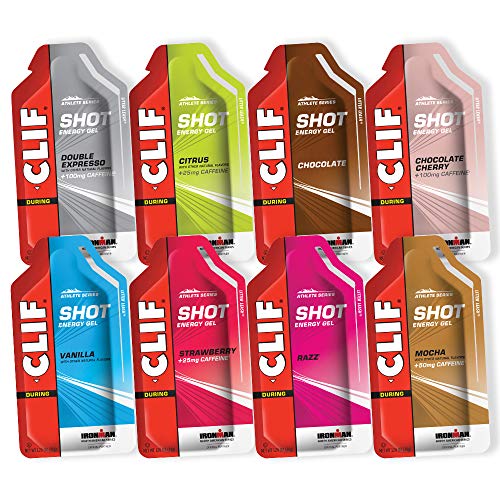 Product Cover CLIF BAR - SHOT Energy Gel 8 Flavor Variety Pack, Gel Packs for Energy Boost, Fast Fuel, Improve Endurance, 90% Organic Ingredients (1.2 Ounce Per Packet, 8 Count)