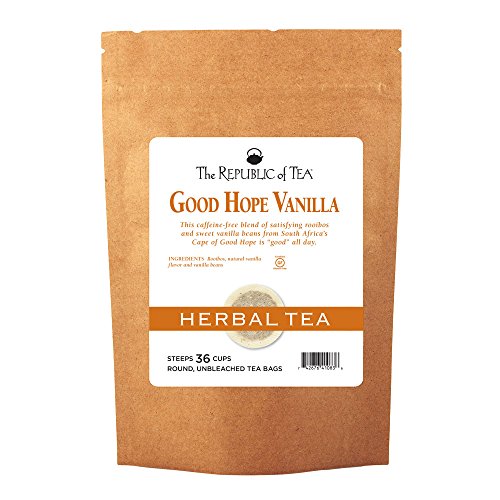 Product Cover The Republic of Tea Good Hope Vanilla Tea, 36 Tea Bags, Caffeine-Free, Gourmet Rooibos Red Tea Blend