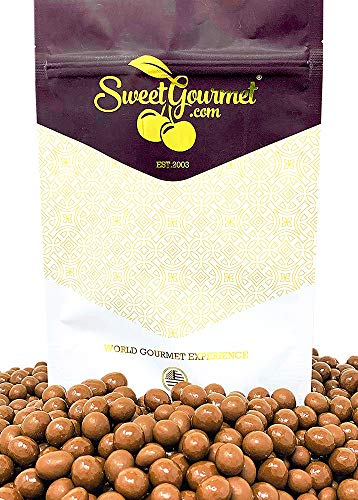 Product Cover SweetGourmet Milk Chocolate Covered Espresso Coffee Beans | Kosher | 1 pound