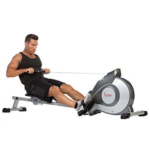 Product Cover Sunny Health & Fitness SF-RW5515 Magnetic Rowing Machine Rower w/LCD Monitor