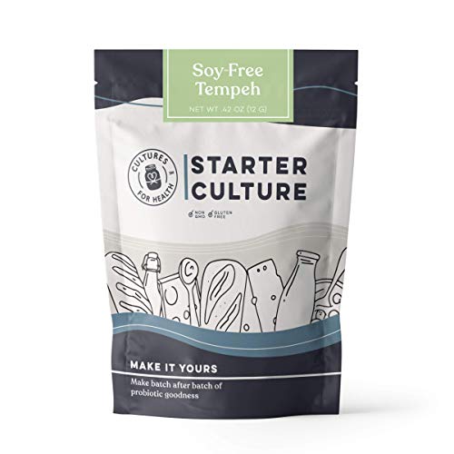 Product Cover Soy-Free Tempeh Starter Culture | Cultures for Health | DIY, vegetarian, cultured protein | No maintenance, non-GMO