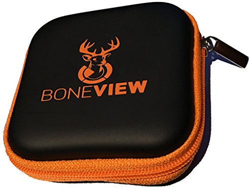 Product Cover BoneView SD Reader Storage Case - Weather Resistant Universal Zipper Case Protects Trail Camera Memory Card Viewer and SD Cards - Fits in Your Pocket
