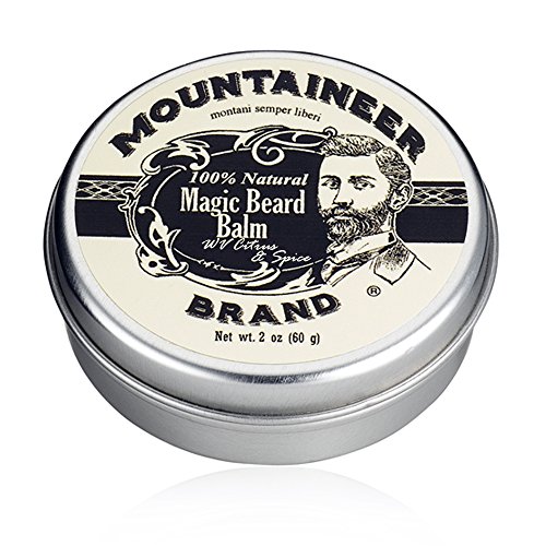 Product Cover Magic Beard Balm Leave-in Conditioner by Mountaineer Band | Natural Oils, Shea Butter, Beeswax Nourishing Ingredients | 2-oz Citrus & Spice Scent
