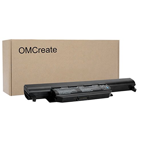 Product Cover OMCreate Battery Compatible with Asus U57A K55A K55VD K55VM K55N K55 A55A X55A X75A X55U X55C X55V R500A R500V, fits P/N A32-K55 A33-K55 A41-K55