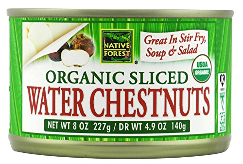 Product Cover Native Forest Organic Sliced Water Chestnuts, 8 Ounce Cans (Pack of 6)