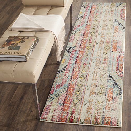 Product Cover Safavieh Monaco Collection MNC222F Modern Bohemian Distressed Runner, 2'2