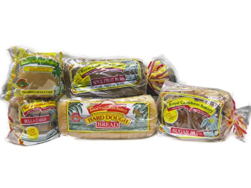 Product Cover Royal Caribbean Bakery Variety Pack 3 (Small Hard Dough Bread, 28 Oz.; Small Spice Bun, 26 Oz.; Sugar Buns, 16 Oz.; Bulla, 16 Oz.; Coconut Bulla, 8 Oz.)