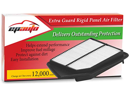 Product Cover EPAuto GP476 GP476 (CA11476) Extra Guard Rigid Panel Air Filter Replacement for Honda Accord L4 Gas (2013-2017), TLX L4 (2015-2017)