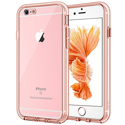 Product Cover JETech Case for Apple iPhone 6 Plus and iPhone 6s Plus 5.5-Inch, Shock-Absorption Bumper Cover, Anti-Scratch Clear Back, Rose Gold