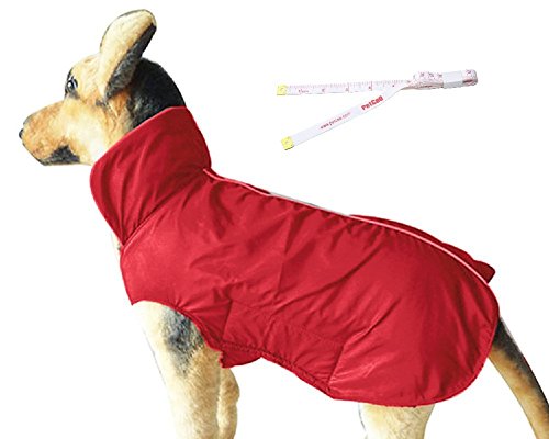 Product Cover PETCEE Waterproof Dog Jacket, Soft Fleece Lined Dog Coat for Winter, Outdoor Sports Pet Vest Snowsuit Apparel Double Surface