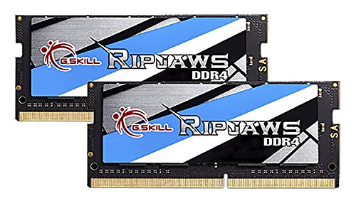 Product Cover G.SKILL 32GB (2 x 16G) Ripjaws Series DDR4 PC4-19200 2400MHz 260-Pin Laptop Memory Model F4-2400C16D-32GRS