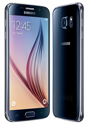 Product Cover Samsung Galaxy S6 G920a 32GB Unlocked GSM 4G LTE Octa-Core Android Smartphone w/ 16MP Camera (Renewed) (Black Sapphire)