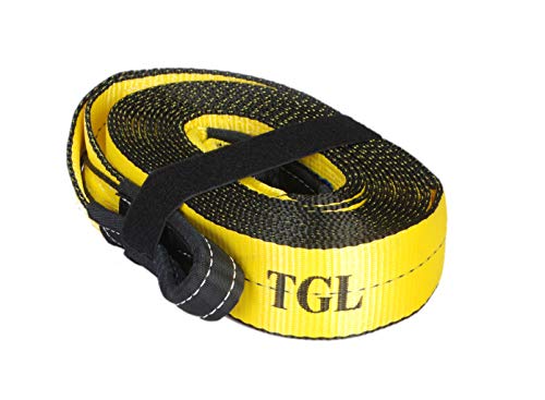 Product Cover TGL 3 inch, 20 Foot Tow Strap, 30,000 Pound Capacity with Reusable Storage Strap