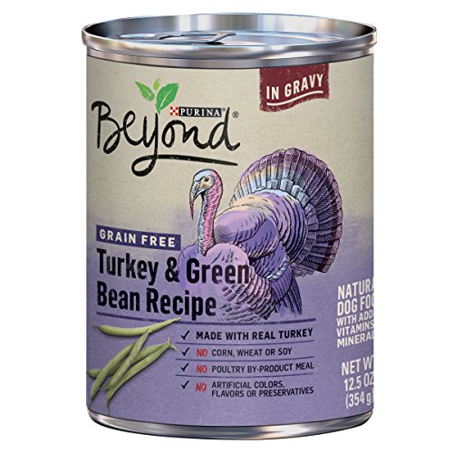 Product Cover Purina Beyond Grain Free Gravy Wet Dog Food, Grain Free Turkey & Green Bean Recipe in Gravy - (12) 12.5 oz. Cans