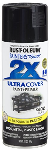 Product Cover Rust-Oleum 249122-6 PK Painter's Touch 2X Ultra Cover, 12 oz, Black