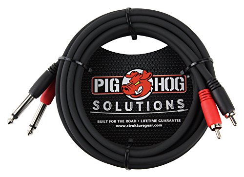 Product Cover Pig Hog PD-R1410 Dual RCA (Male) to Dual 1/4