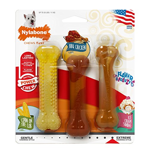 Product Cover Nylabone Flavor Frenzy Power Chew DuraChew Dog Toys, Summer BBQ Flavors, Up to 25 lbs