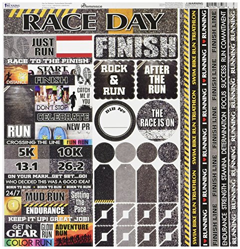Product Cover Reminisce TRUC-100 Running Cardstock Sticker, 12