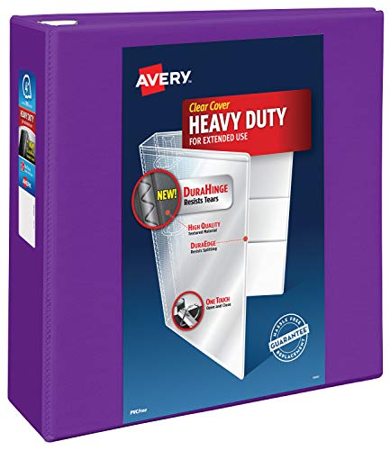 Product Cover Avery Heavy Duty View 3 Ring Binder, 4