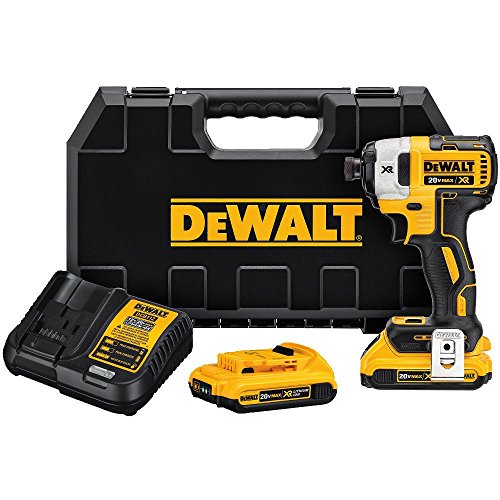 Product Cover DEWALT 20V MAX XR Impact Driver Kit, Brushless, 3-Speed, 1/4-Inch, 2.0-Ah (DCF887D2)
